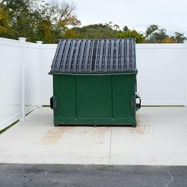 we provide customizable service plans for our commercial dumpsters, with options ranging from daily to month-to-month pickup